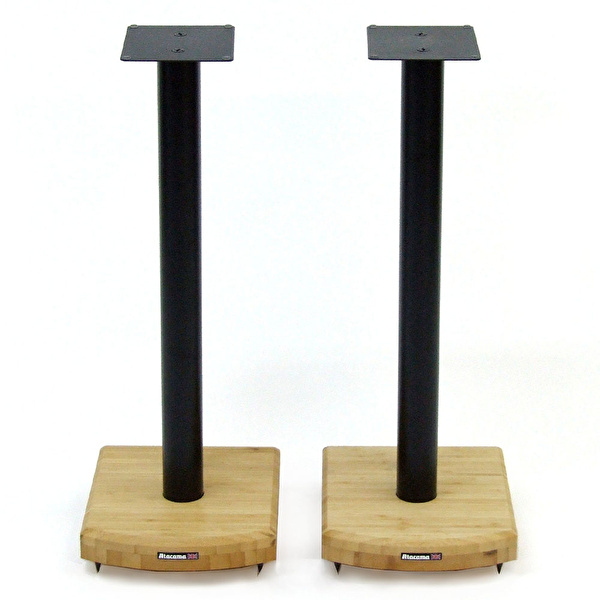 Atacama Moseco 6 Raf Tipi Hoparlör Standı Çift (Naturel Bamboo, Satin Black)